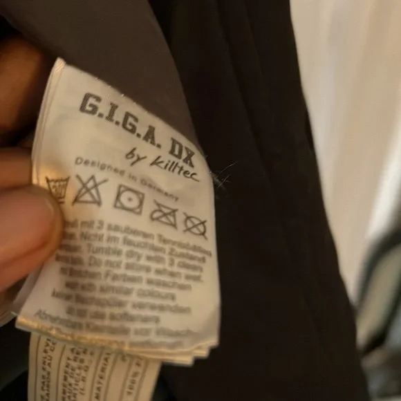 g.i.g.a. DX by killtec jacket Men’s Small nakubo Black